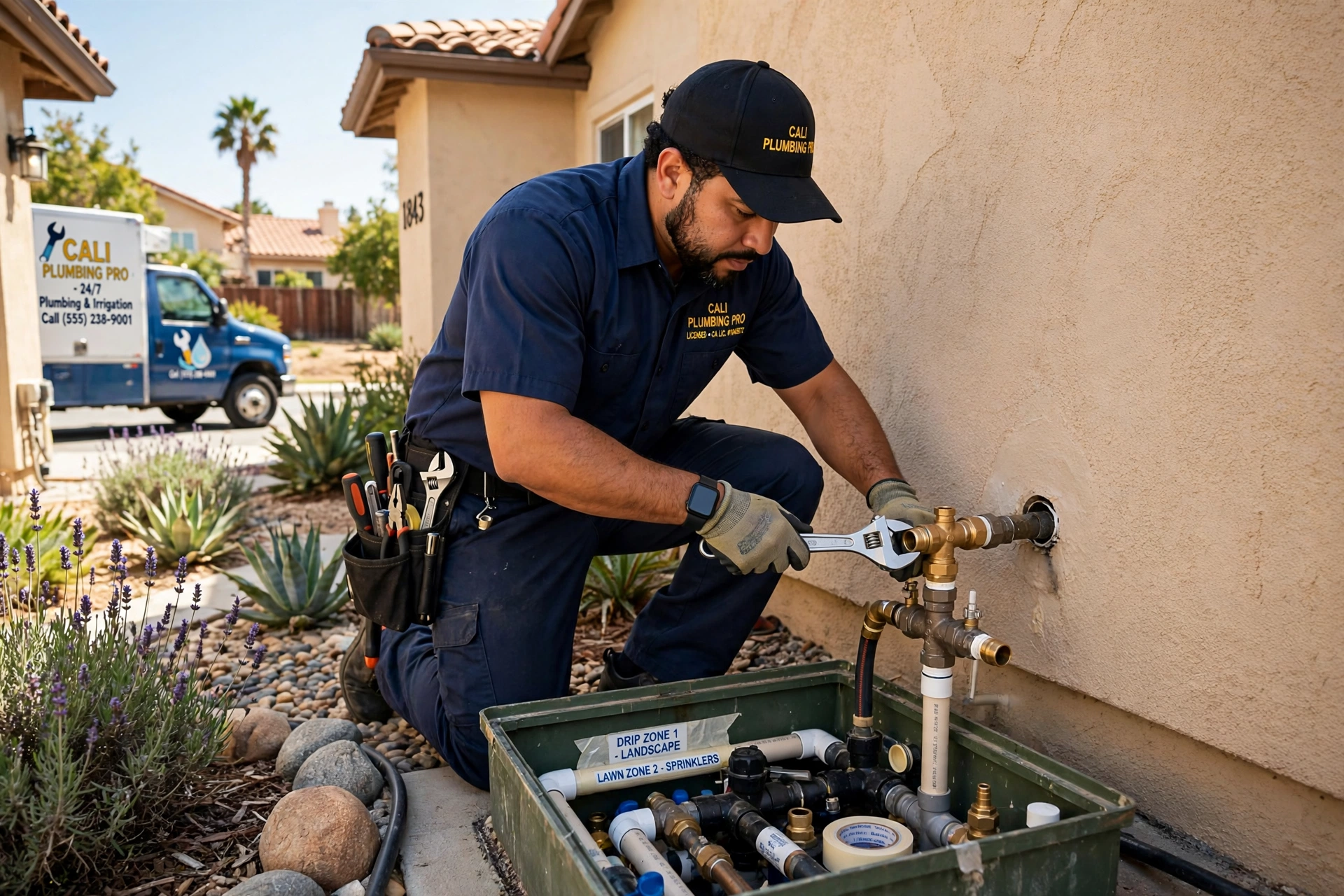 Outdoor hose bib repair in Huntington Beach California Outdoor hose bib repair in Huntington Beach California