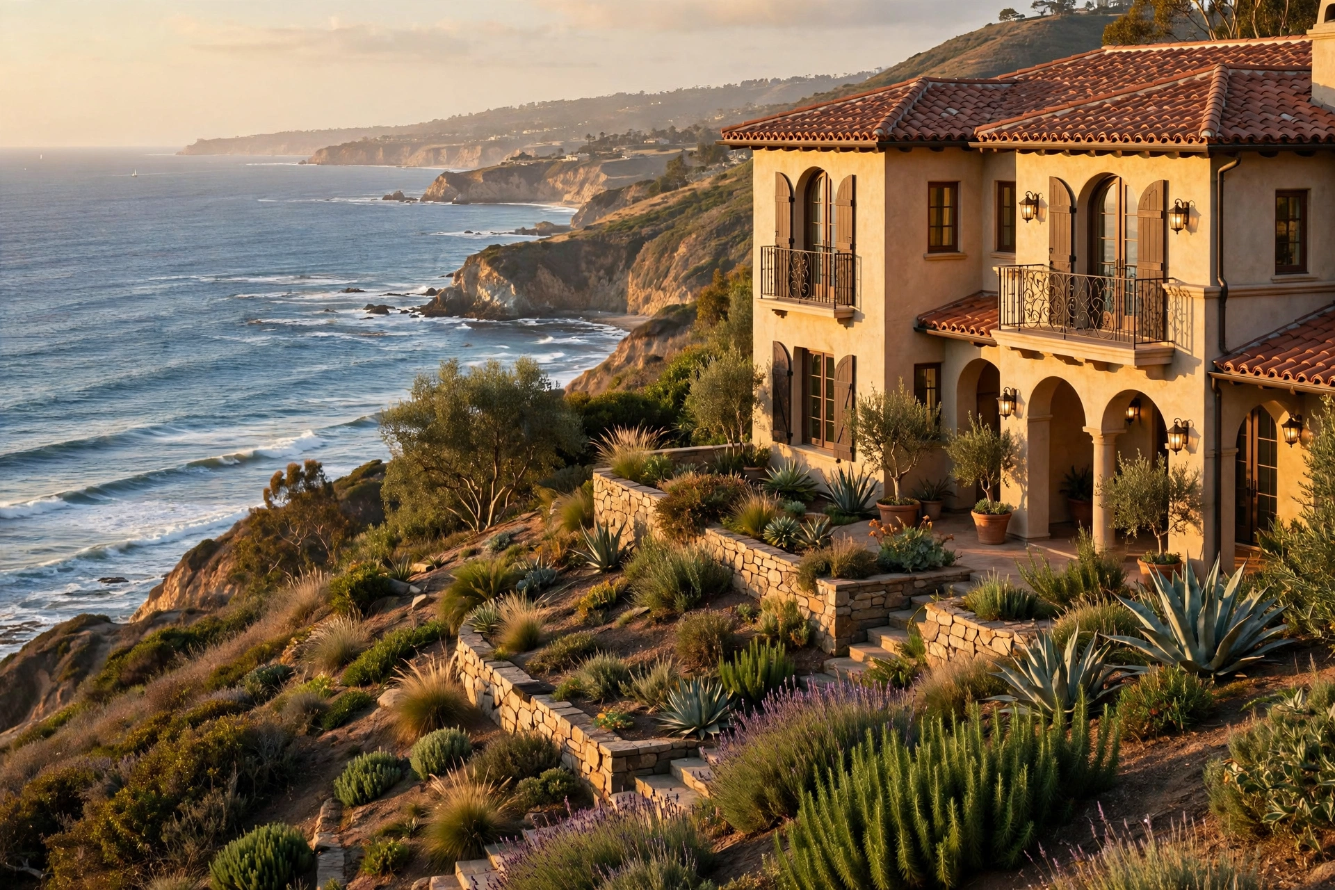 hillside coastal home in Dana Point CA hillside coastal home in Dana Point CA
