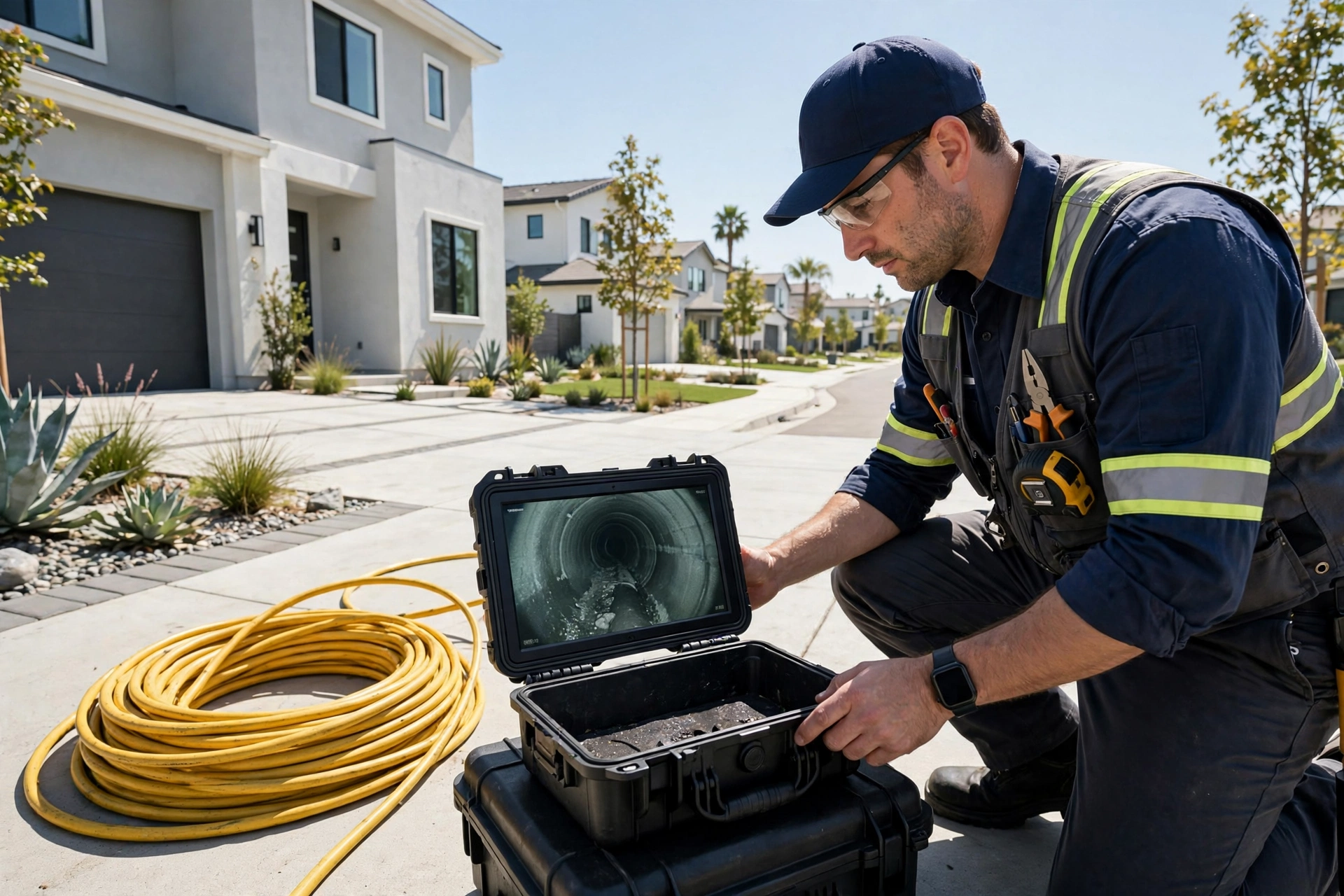 Sewer camera inspection service in Corona CA
