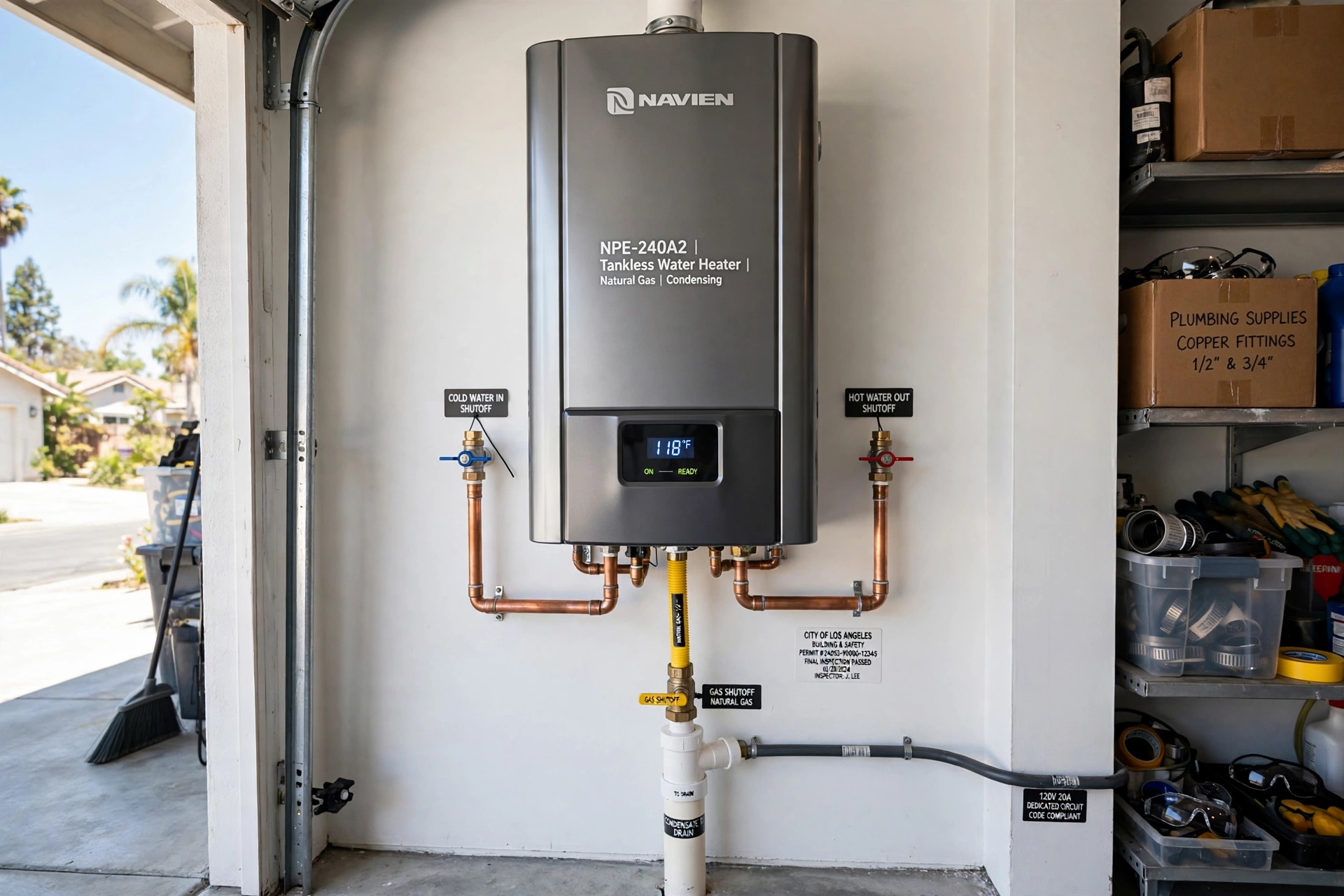 Tankless water heater installation in Lemon Grove CA Tankless water heater installation in Lemon Grove CA