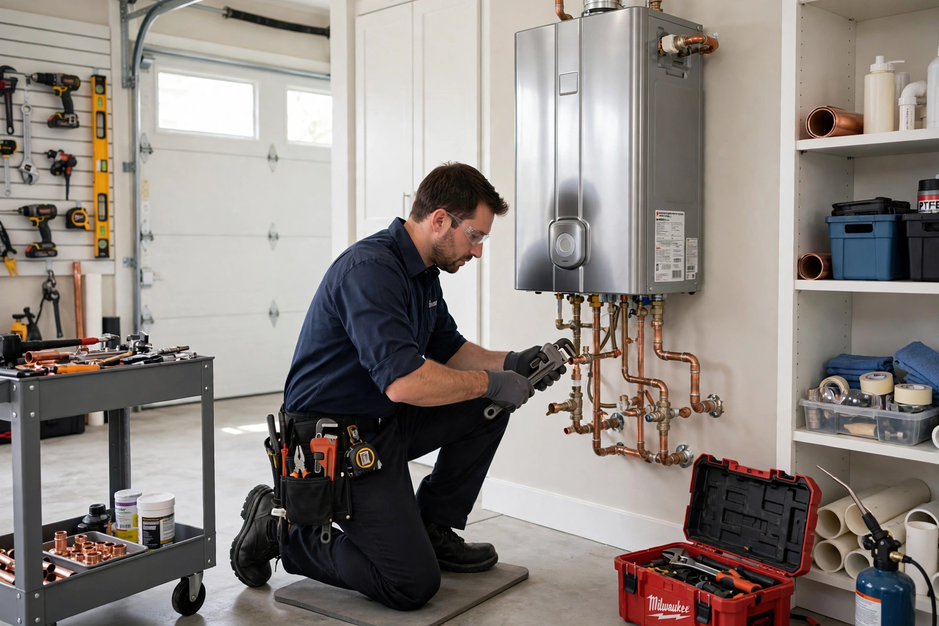 Water heater installation by plumber in Chino Hills CA